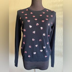 5 for $35 Talbots sequins hearts sweater